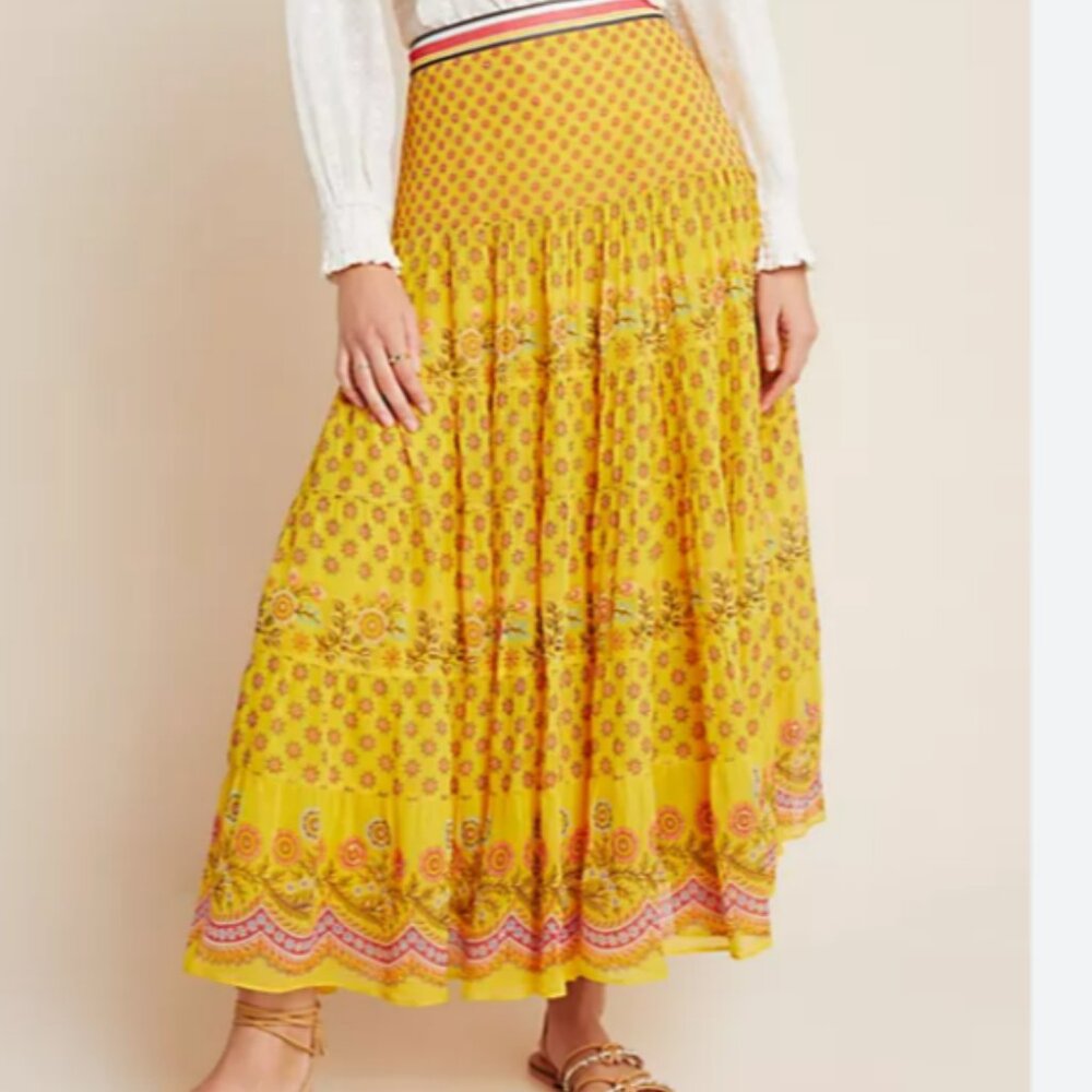 NWT Anthropologie maxi skirt.